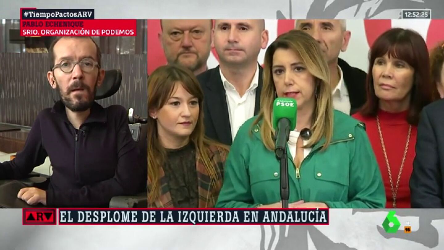 El secretario de Organizaci&oacute;n de Podemos, Pablo Echenique