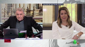 La candidata del PSOE a la Junta de Andalucía, Susana Díaz