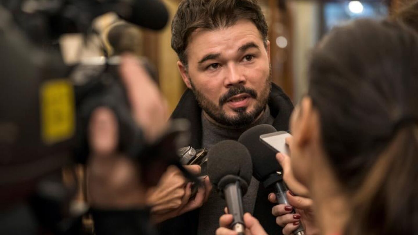 El portavoz de ERC en el Congreso, Gabriel Rufi&aacute;n