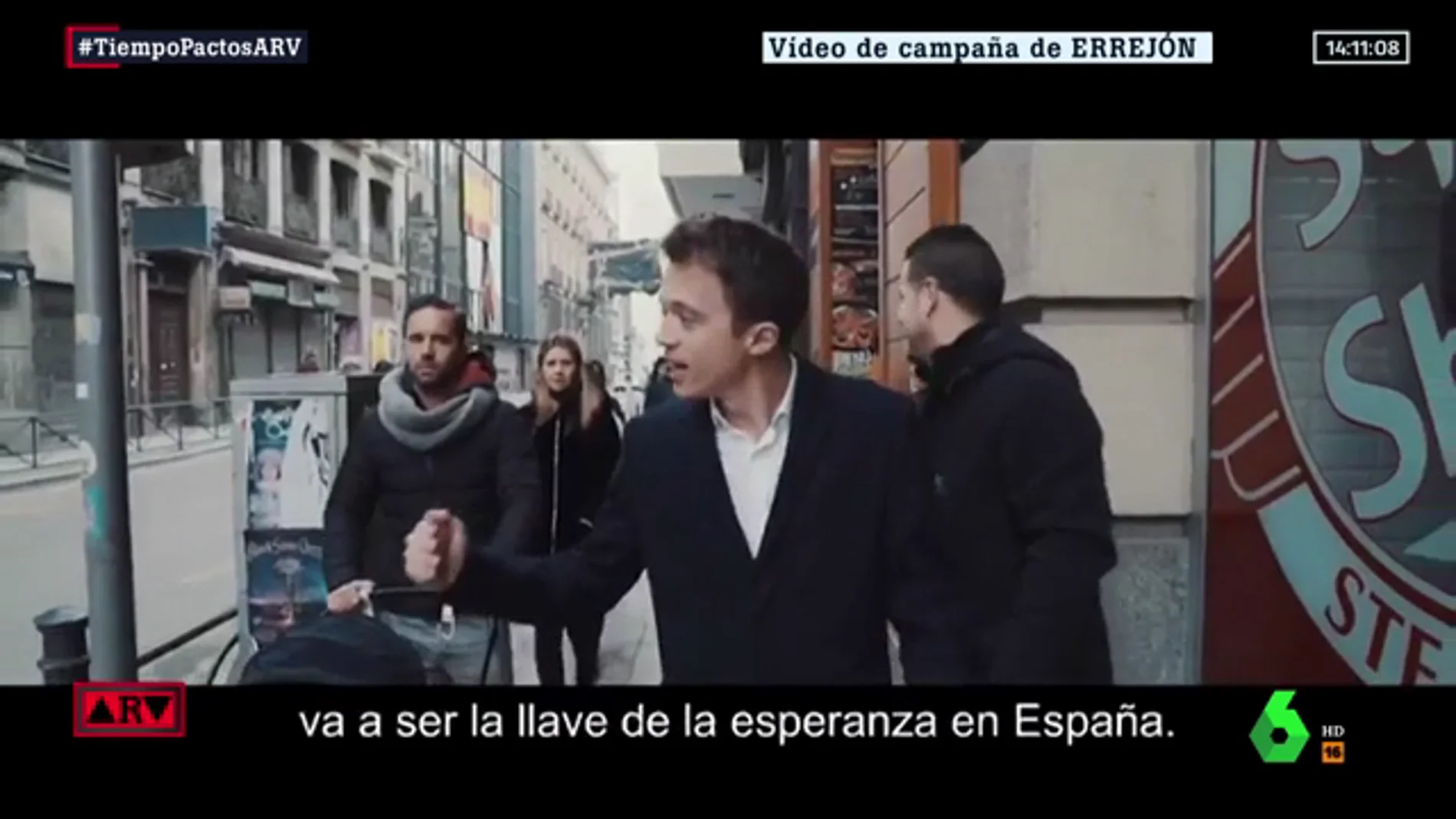 Errejón publica un vídeo en el que llama a "coser España"