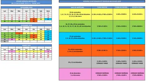 Horarios Navidades Mágicas en Torrejón de Ardoz Viajestic