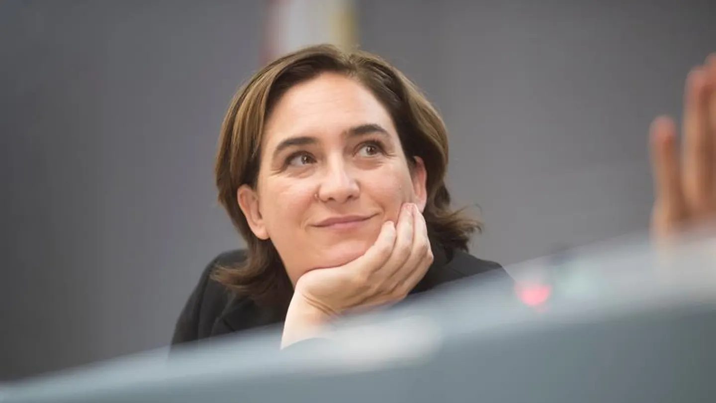 La alcaldesa de Barcelona, Ada Colau La alcaldesa de Barcelona, Ada Colau