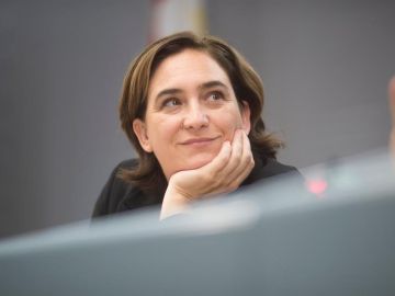 La alcaldesa de Barcelona, Ada Colau La alcaldesa de Barcelona, Ada Colau