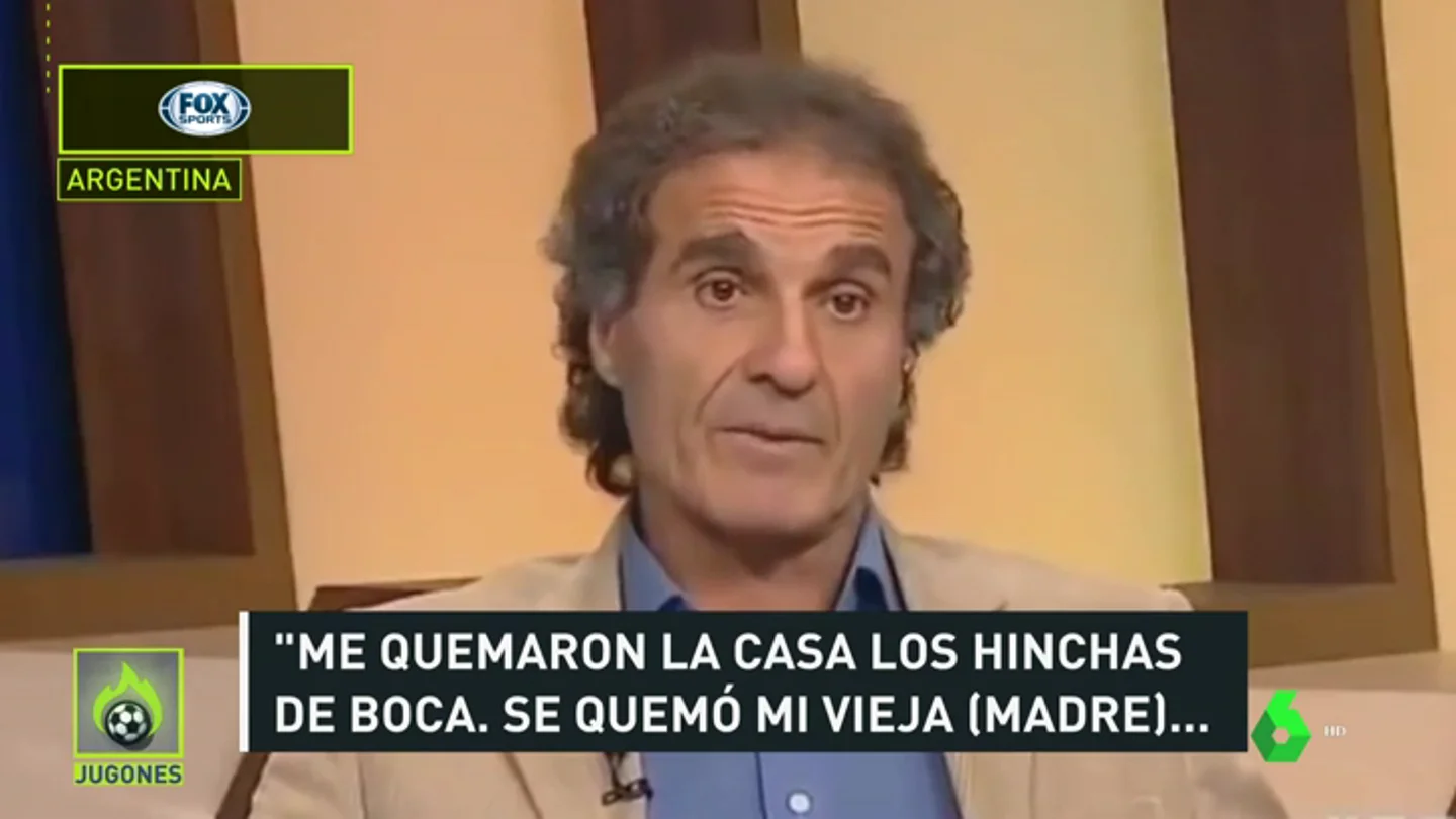 Ruggeri: "Cuando dejé Boca para fichar por River, quemaron mi casa con mis padres dentro" Ruggeri: "Cuando dejé Boca para fichar por River, quemaron mi casa con mis padres dentro"