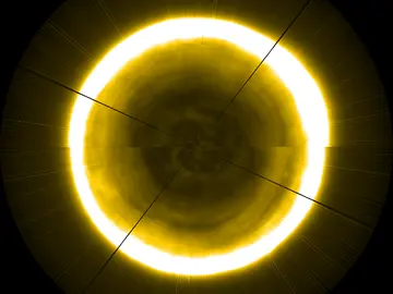 Imagen creada a partir de los datos del satélite Proba-2 Imagen creada a partir de los datos del satélite Proba-2