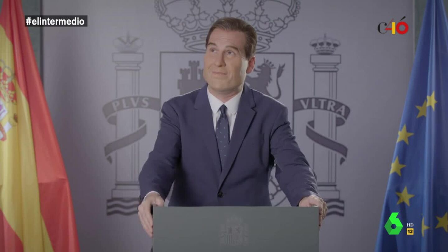 Joaqu&iacute;n Reyes imit&oacute; a Pedro S&aacute;nchez