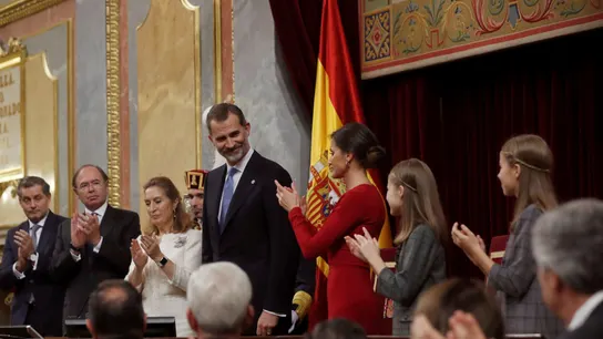 El Rey Felipe VI, en el Congreso de los Diputados El Rey Felipe VI, en el Congreso de los Diputados