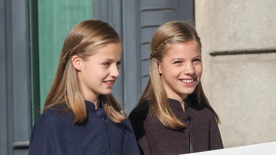 La princesa Leonor y la infanta Sofía La princesa Leonor y la infanta Sofía
