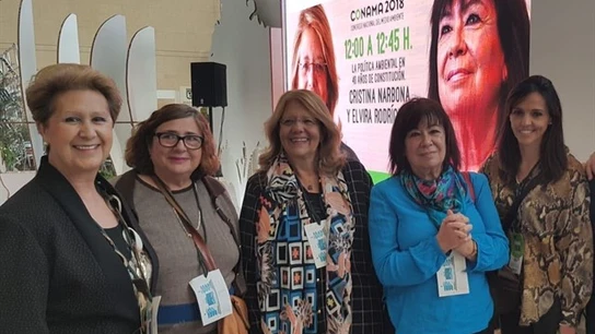 Representantes del proyecto en el Congreso Nacional del Medio Ambiente Representantes del proyecto en el Congreso Nacional del Medio Ambiente