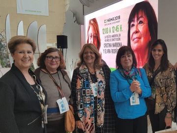 Representantes del proyecto en el Congreso Nacional del Medio Ambiente Representantes del proyecto en el Congreso Nacional del Medio Ambiente