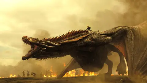 Drogon y Daenerys en 'Juego de Tronos' Drogon y Daenerys en 'Juego de Tronos'