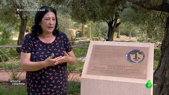 La hermana de García Caparrós recuerda su doloroso asesinato: "Tengo esperanza de que con este Gobierno salga la verdad" La hermana de García Caparrós recuerda su doloroso asesinato: "Tengo esperanza de que con este Gobierno salga la verdad"