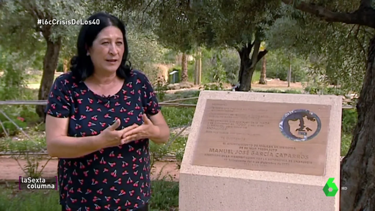 La hermana de García Caparrós recuerda su doloroso asesinato: "Tengo esperanza de que con este Gobierno salga la verdad" La hermana de García Caparrós recuerda su doloroso asesinato: "Tengo esperanza de que con este Gobierno salga la verdad"