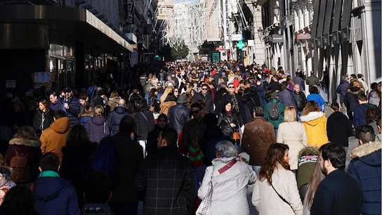Imagen de Madrid en el puente de la Constitución Imagen de Madrid en el puente de la Constitución
