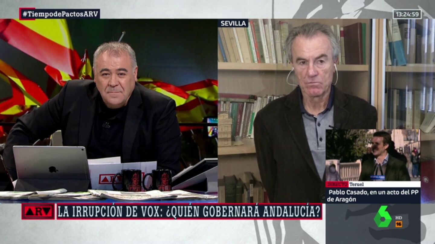 El an&aacute;lisis de Javier P&eacute;rez Royo sobre Andaluc&iacute;a: "O es Juanma Moreno, o hay repetici&oacute;n de elecciones"