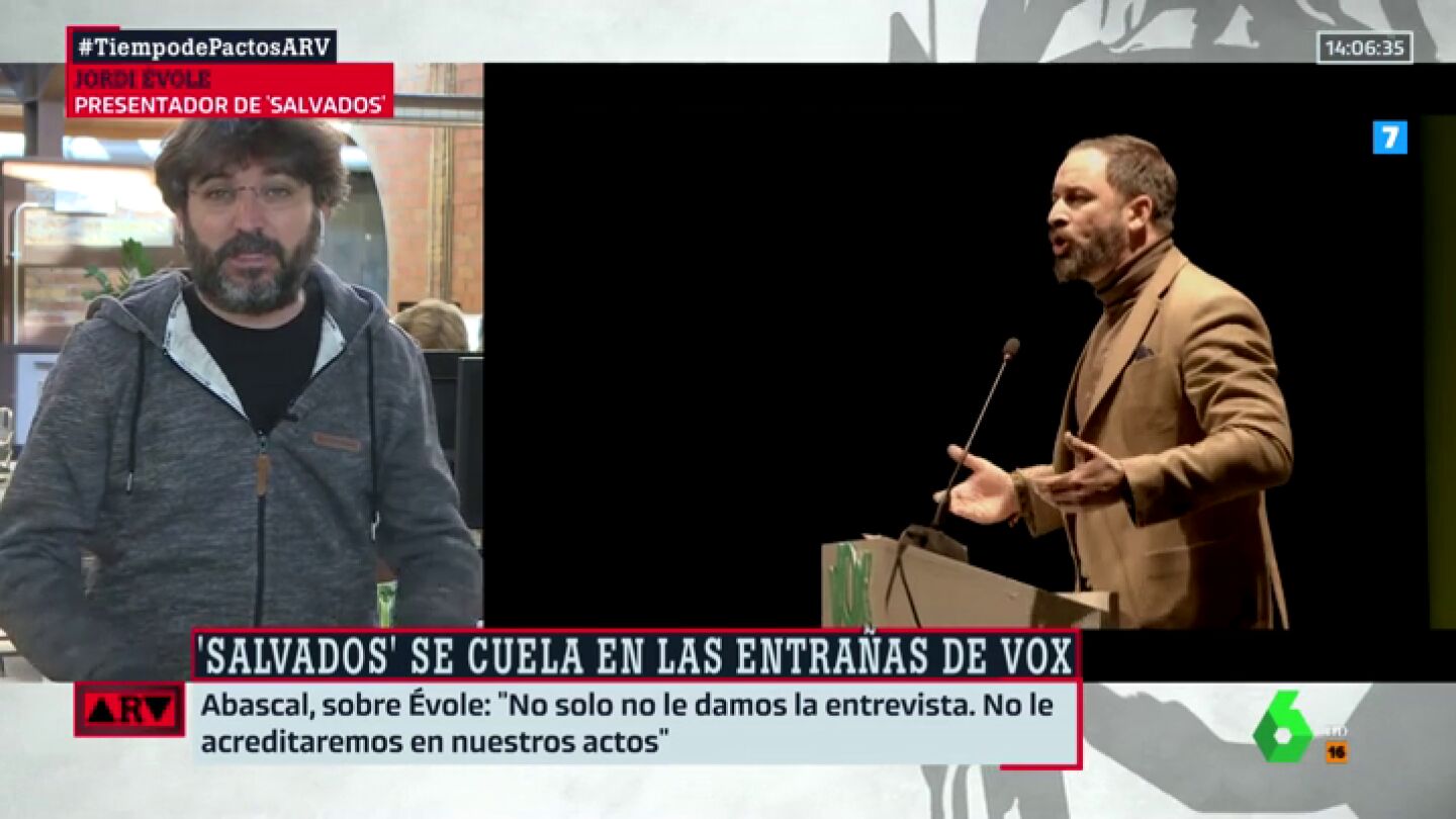 Jordi &Eacute;vole: "Este no ser&aacute; un programa 'antivox'. Es arriesgado, pero pensamos que con el ataque foribundo no se consigue mucha cosa"