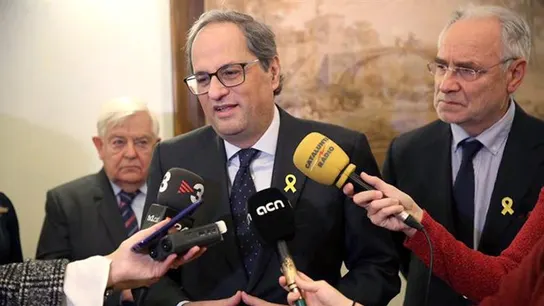 El presidente de la Generalitat, Quim Torra El presidente de la Generalitat, Quim Torra