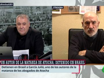Alejandro Ruiz-Huerta, superviviente de la matanza de Atocha, cuenta cómo reaccionó tras conocer la detención de García Juliá Alejandro Ruiz-Huerta, superviviente de la matanza de Atocha, cuenta cómo reaccionó tras conocer la detención de García Juliá