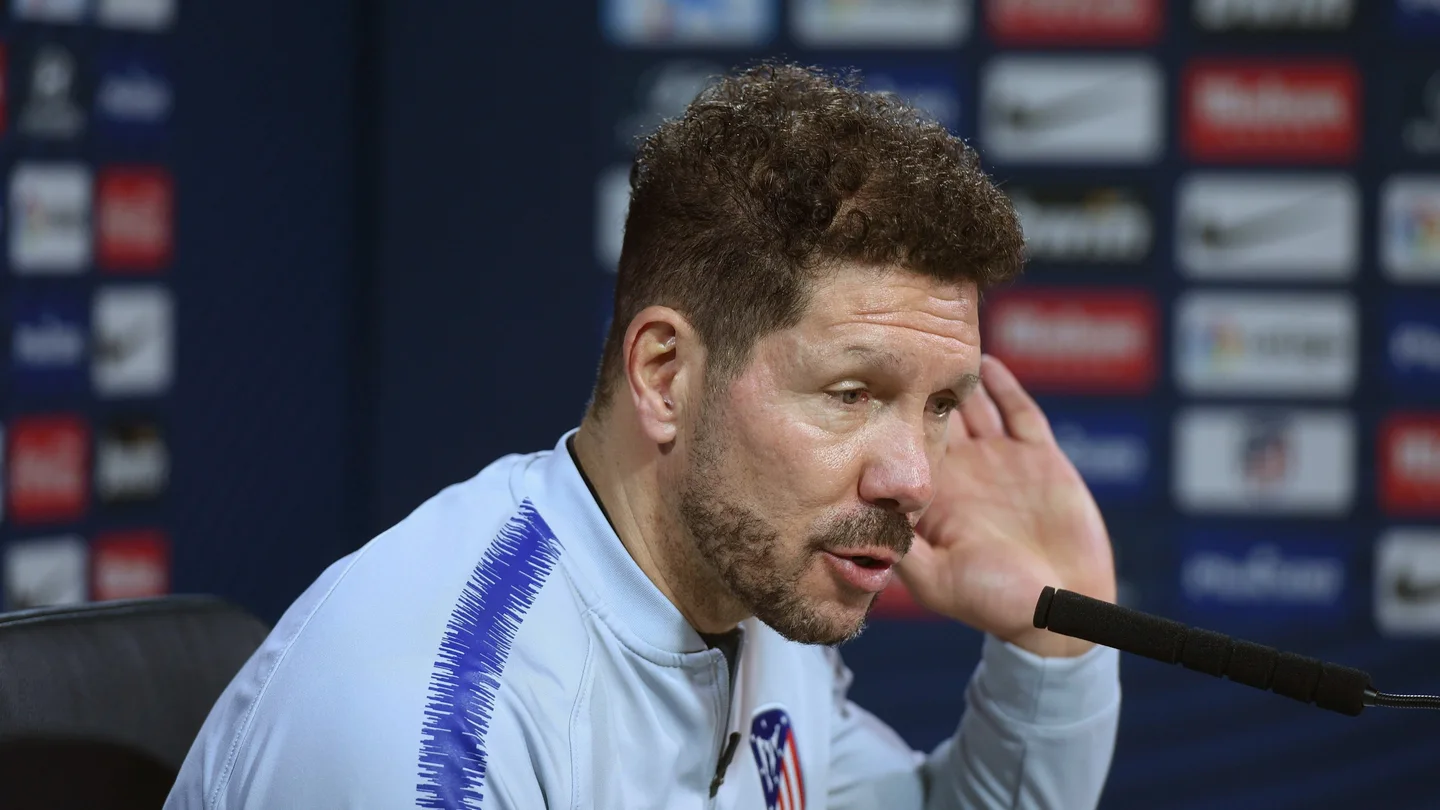 Simeone comparece ante los medios Simeone comparece ante los medios