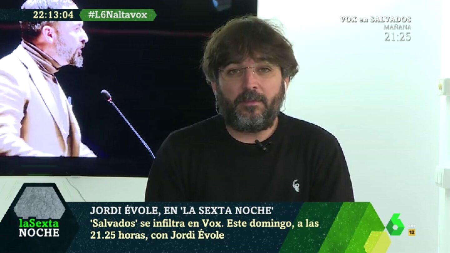 Jordi &Eacute;vole en laSexta Noche