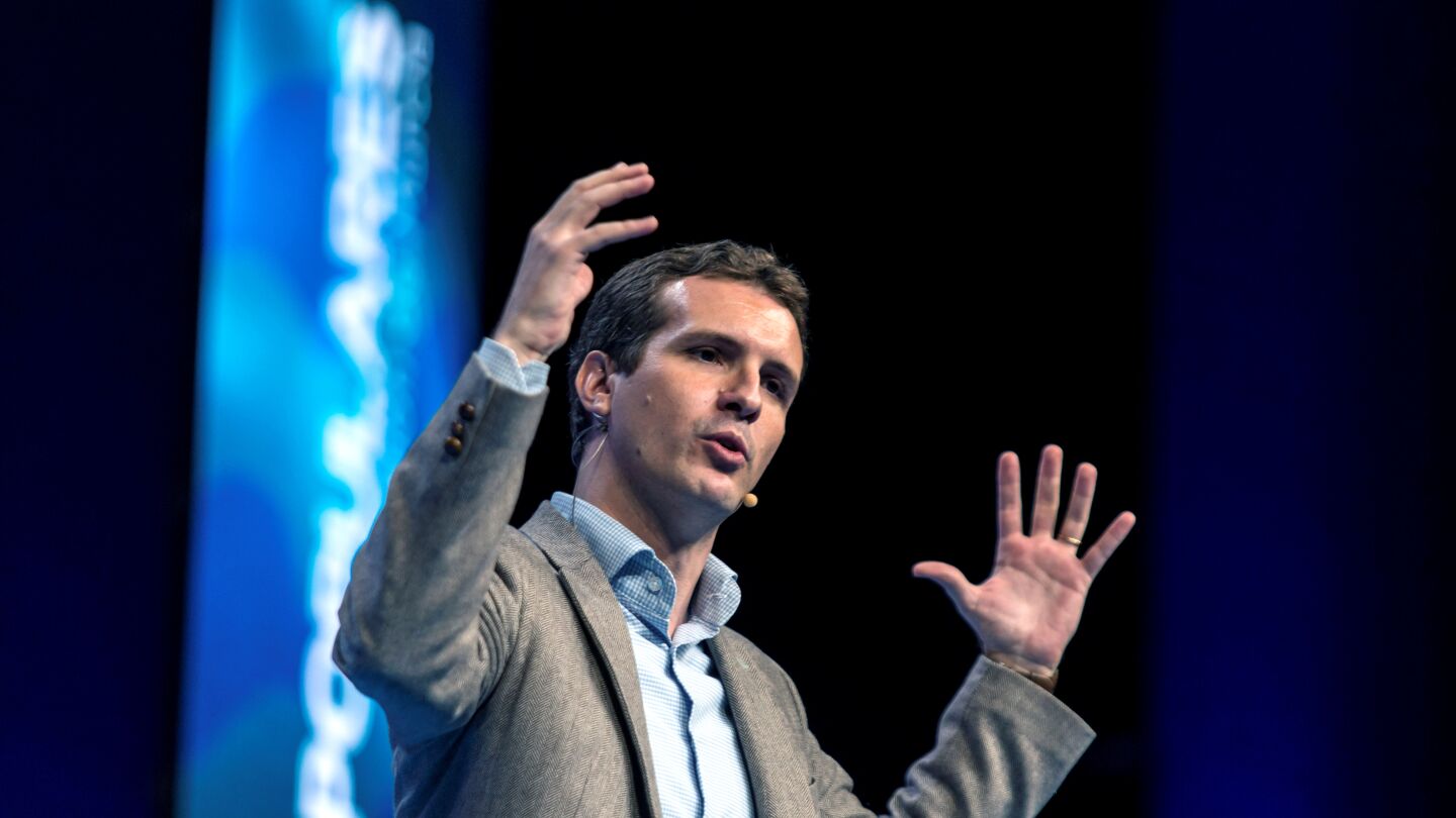 El presidente del PP, Pablo Casado