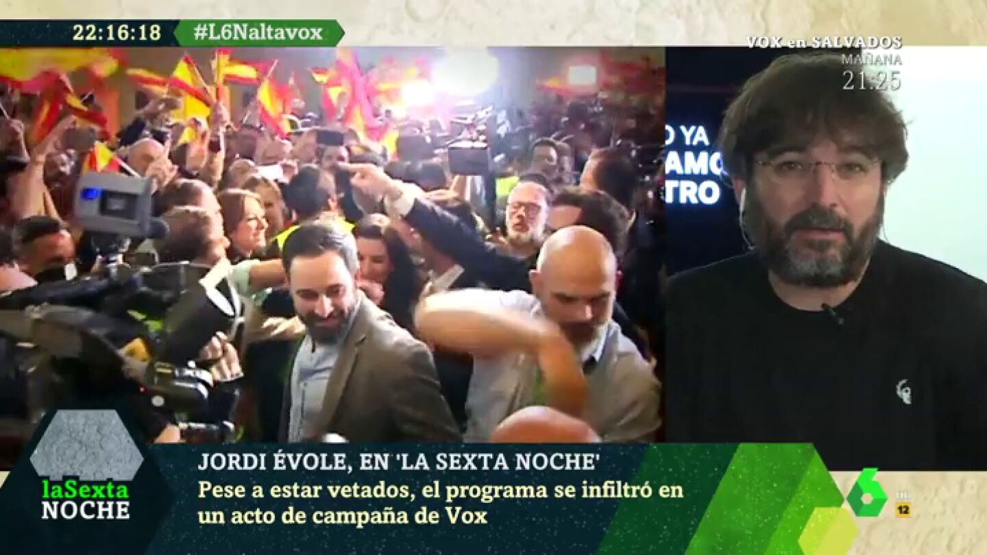 Jordi &Eacute;vole en laSexta Noche