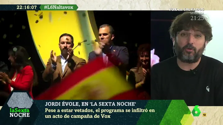 Jordi Évole en laSexta Noche