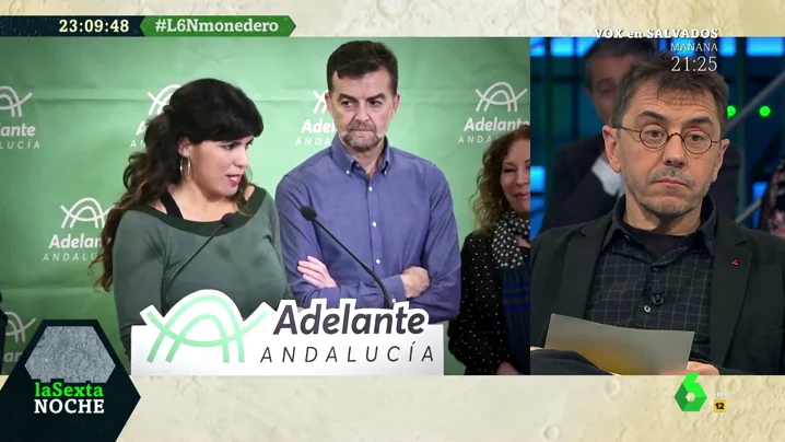 Juan Carlos Monedero, en laSexta Noche