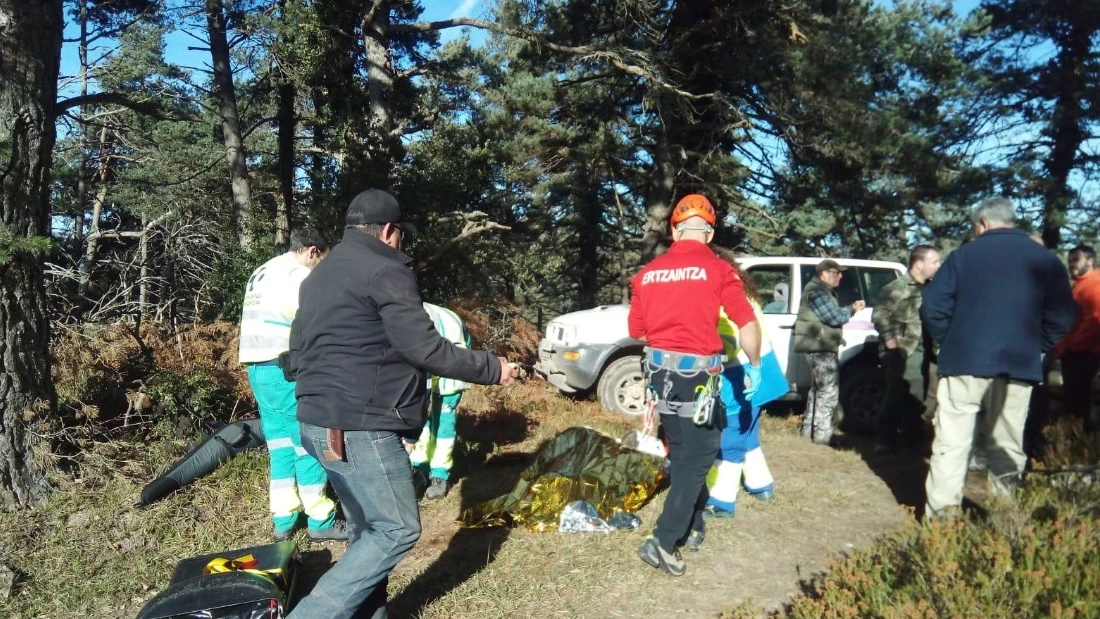 Cazador fallecido al recibir un disparo accidental en Álava