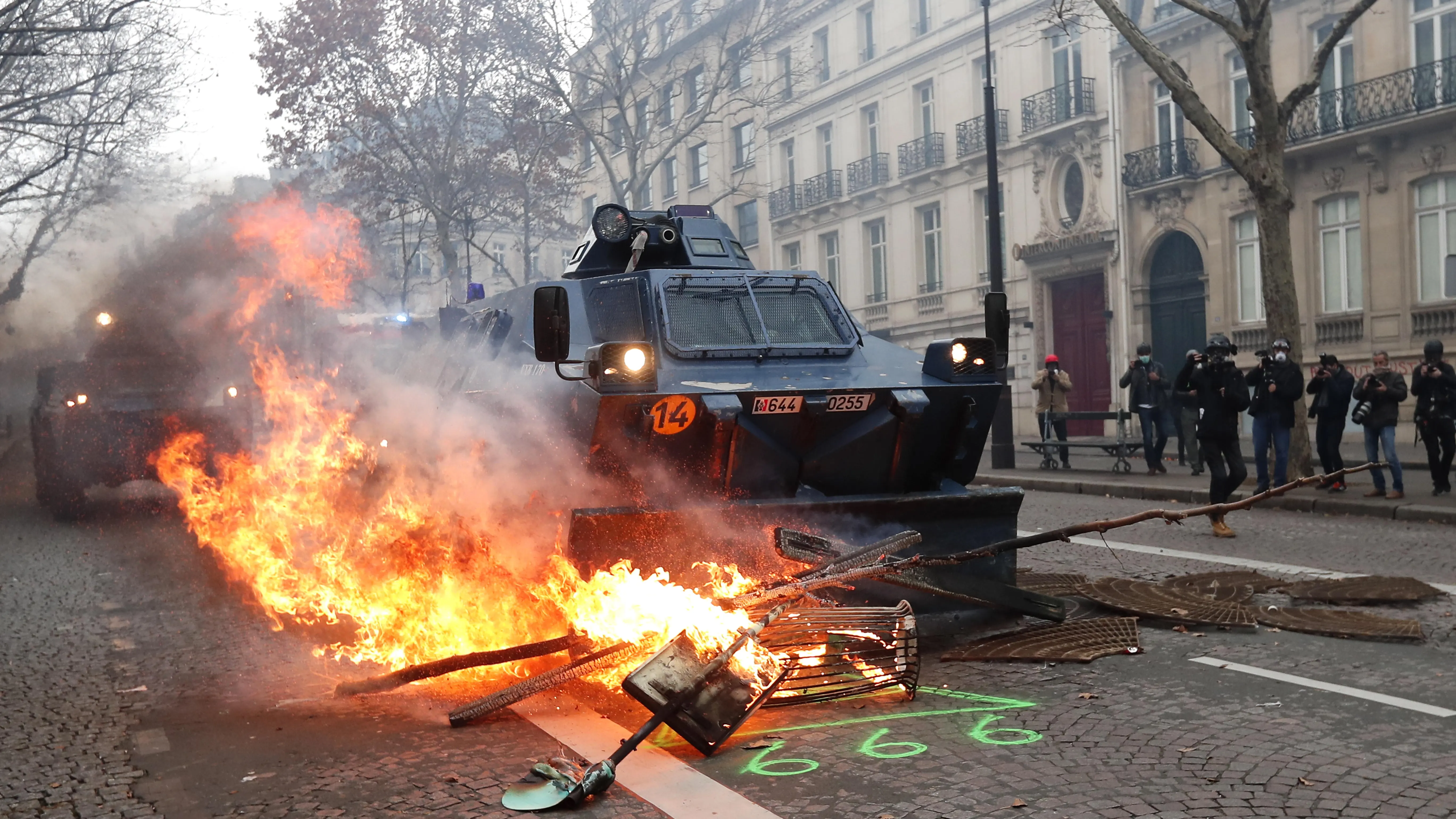 Manifestación de los chalecos amarillos en Francia