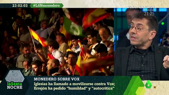 Juan Carlos Monedero, en laSexta Noche Juan Carlos Monedero, en laSexta Noche