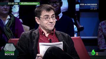 Juan Carlos Monedero, en laSexta Noche