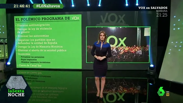 Polémico programa de Vox