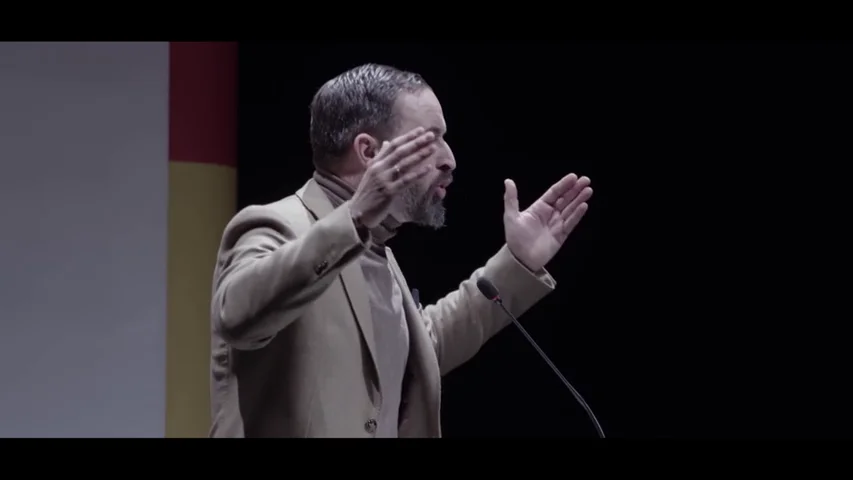 Santiago Abascal durante un año electoral