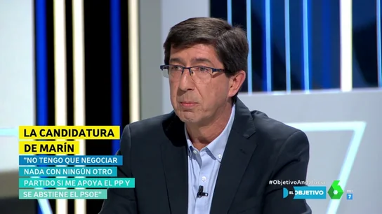 Juan Marín, en El Objetivo Juan Marín, en El Objetivo