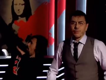 Juan Carlos Monedero rapeando Juan Carlos Monedero rapeando