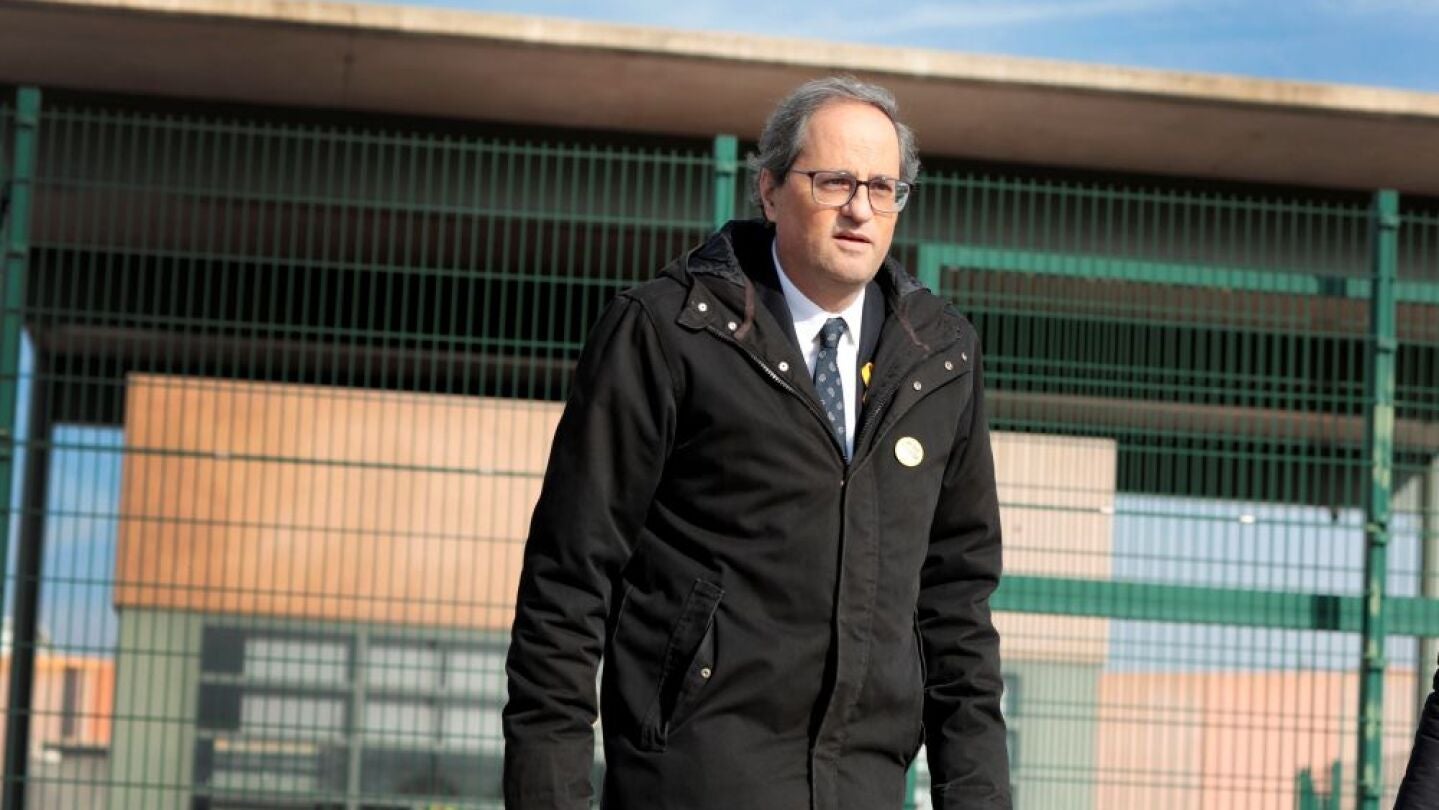 Quim Torra comienza su ayuno de 48 horas en solidaridad con los pol&iacute;ticos presos en huelga de hambre