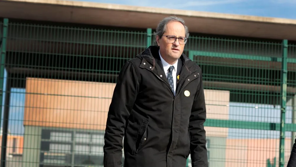 Quim Torra comienza su ayuno de 48 horas en solidaridad con los políticos presos en huelga de hambre