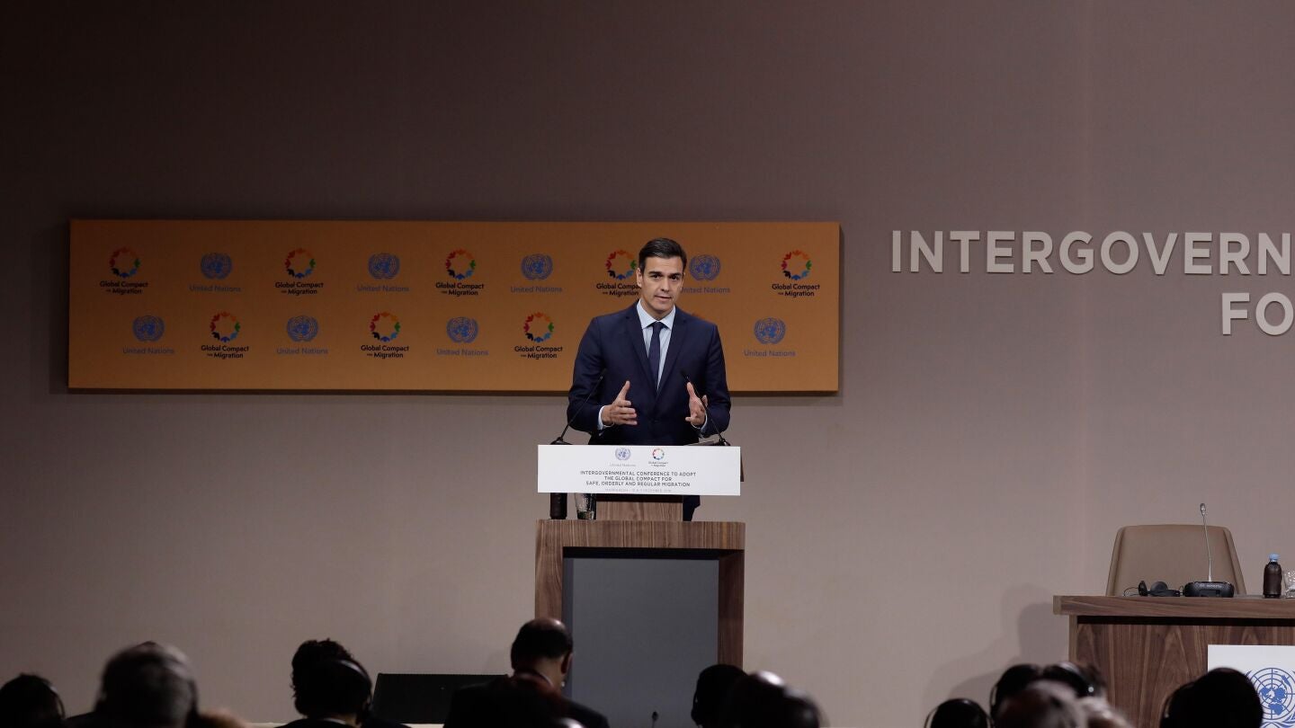 El presidente del Gobierno espa&ntilde;ol, Pedro S&aacute;nchez