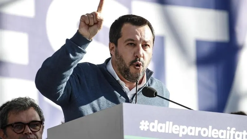 El ministro del Interior italiano, Matteo Salvini