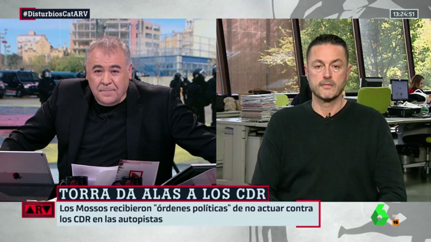 Toni Castej&oacute;n (sindicato mayoritario de los Mossos): "La violencia ha aumentado poco a poco. Hay gente que se est&aacute; organizando y saliendo a actuar"