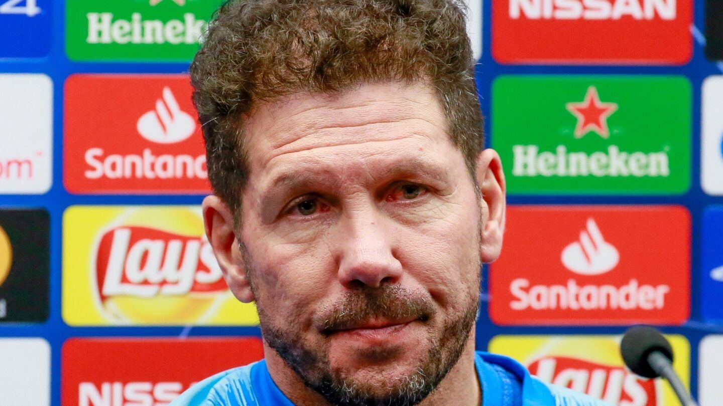 Simeone comparece ante los medios de comunicaci&oacute;n