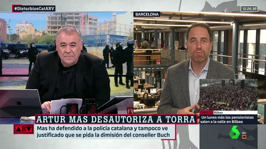 Enric Hernández, sobre el llamamiento de Torra: "Referirse a la vía eslovena con todas las consecuencias alimenta a los más descerebrados" Enric Hernández, sobre el llamamiento de Torra: "Referirse a la vía eslovena con todas las consecuencias alimenta a los más descerebrados"