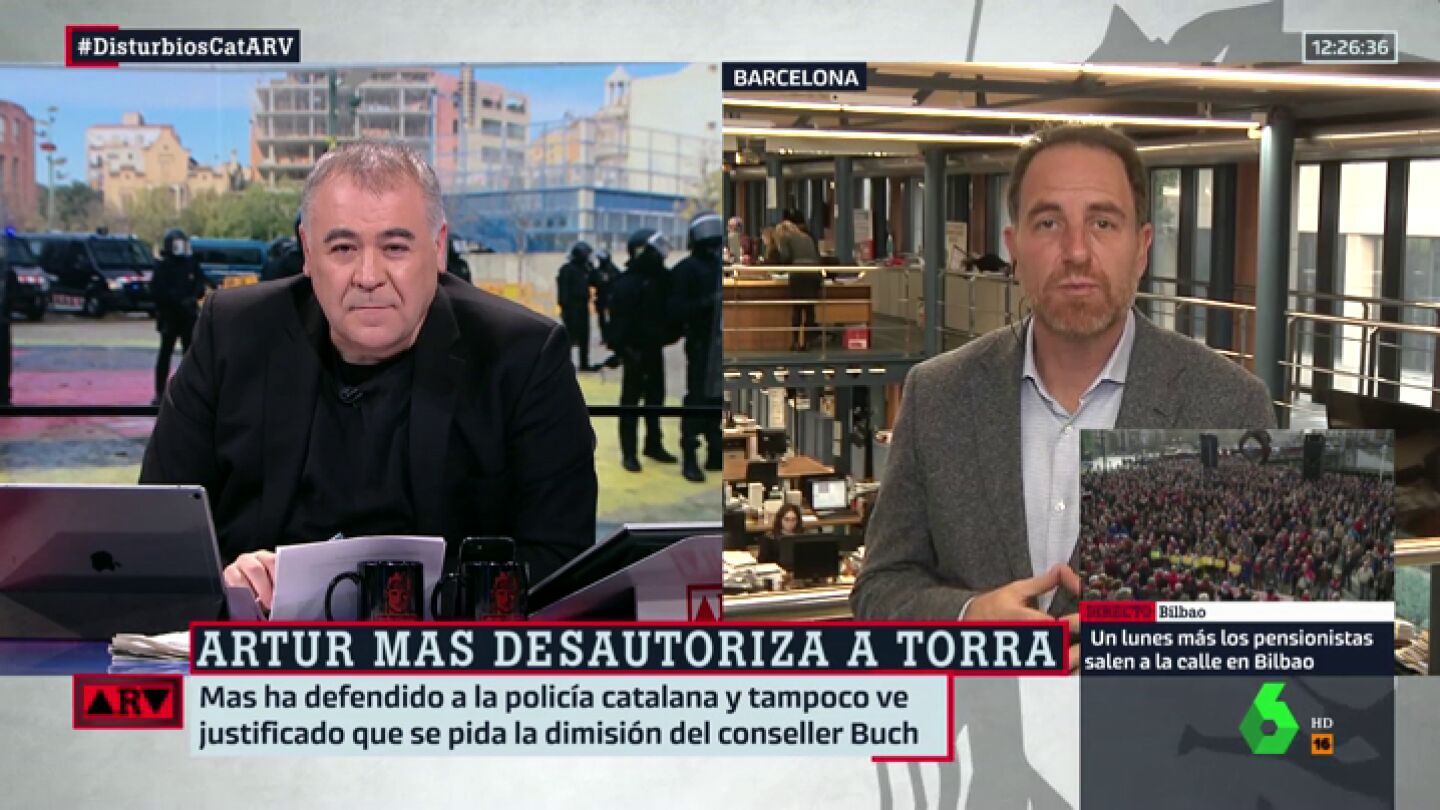 Enric Hern&aacute;ndez, sobre el llamamiento de Torra: "Referirse a la v&iacute;a eslovena con todas las consecuencias alimenta a los m&aacute;s descerebrados"