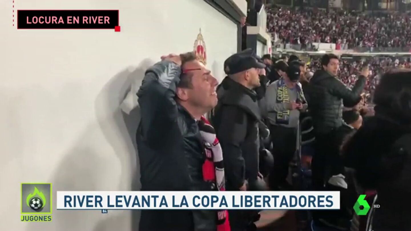 Locura con la victoria de River en la final de la Libertadoras contra Boca