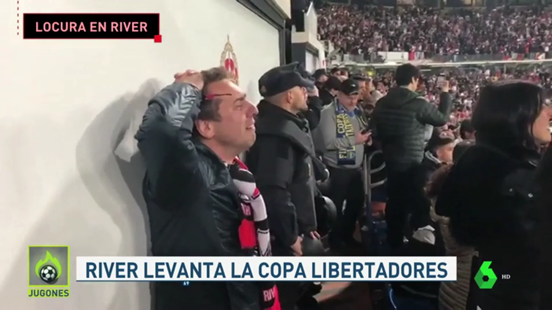 Locura con la victoria de River en la final de la Libertadores contra Boca