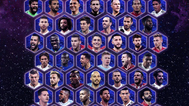 Los nominados al equipo del año de la UEFA 2018