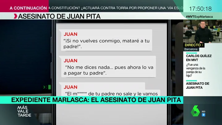 Hablamos con la hija de Juan Pita, asesinado presuntamente por su exyerno: "Me dijo que si me mataba a mí yo dejaba de sufrir"