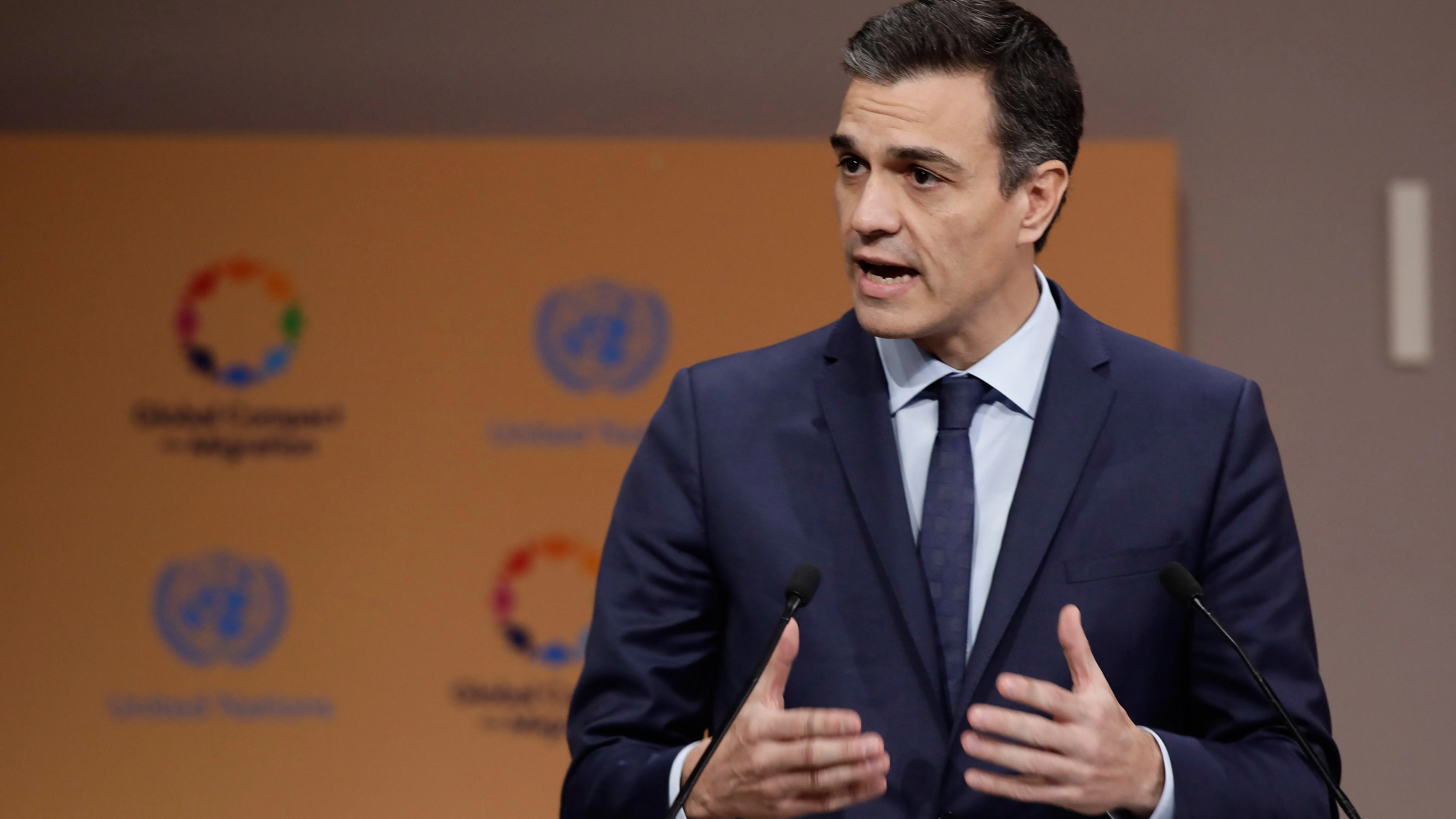 El presidente del Gobierno, Pedro Sánchez