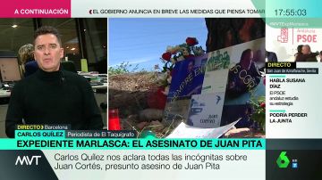 Carlos Quílez, sobre el asesinato de Juan Pita: "Era un hombre querido. Se hizo una cabaña porque no quería molestar"